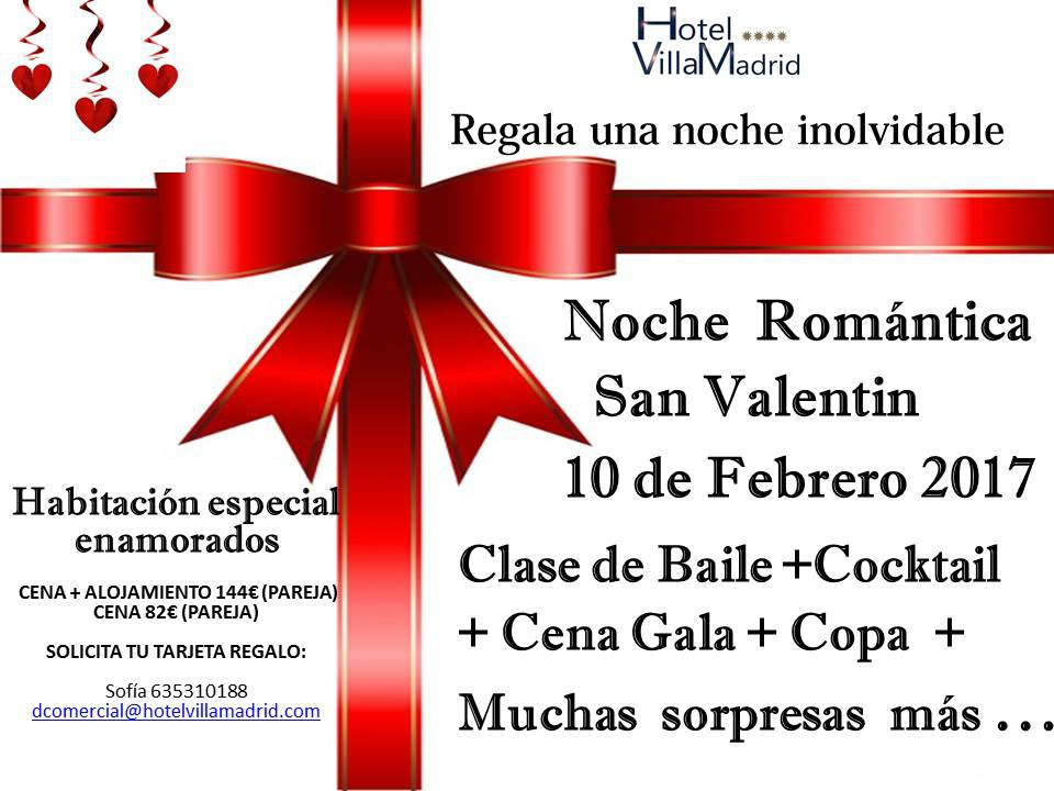 CENA SAN VALENTIN 10 DE FEBRERO