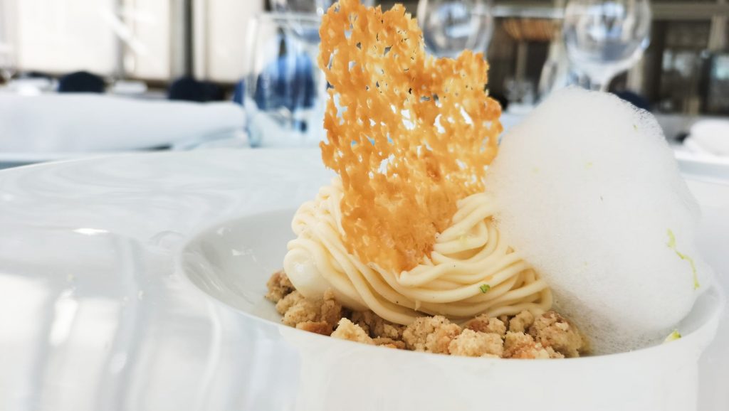 Tranpantojo de carbonara dulce